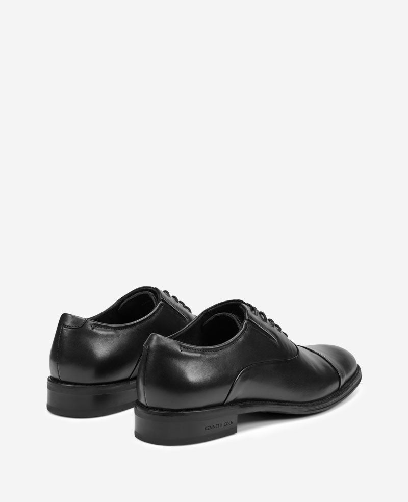 Tully Cap Toe Oxford | Kenneth Cole BLACK LEATHER