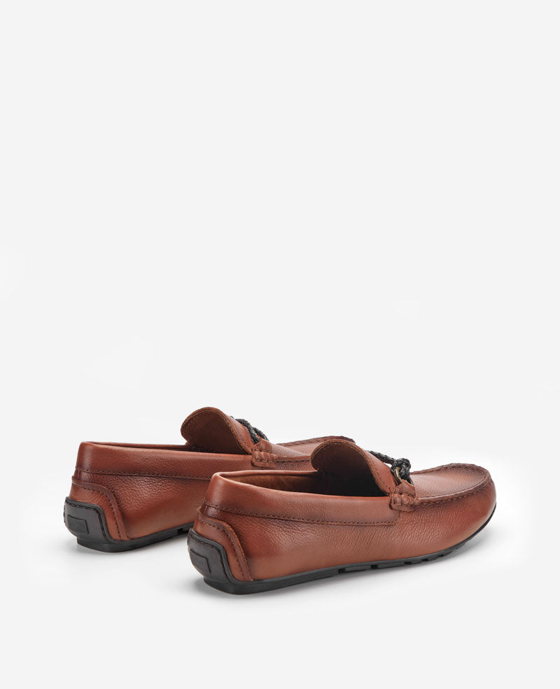 Dominic Driving Moc | Kenneth Cole COGNAC LEATHER