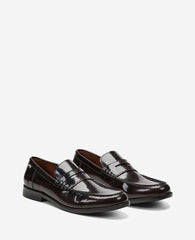 Paco Penny Loafer – Burgundy Patent Leather | Kenneth Cole | Kenneth Cole BURGUNDY LEATHER