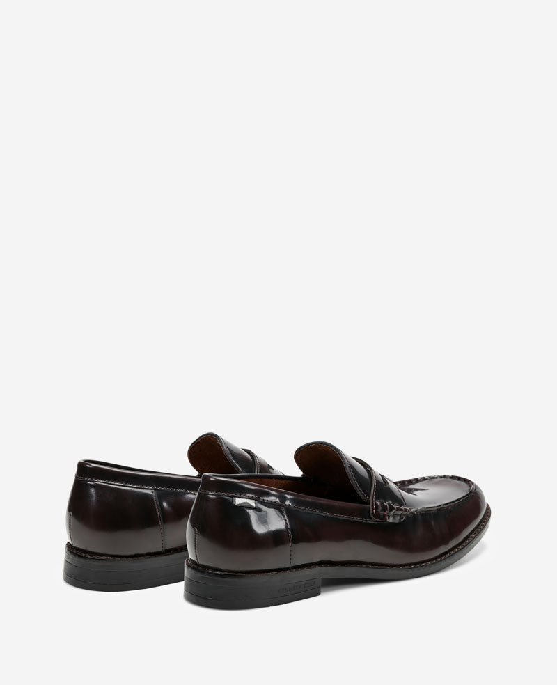 Paco Penny Loafer – Burgundy Patent Leather | Kenneth Cole | Kenneth Cole BURGUNDY LEATHER