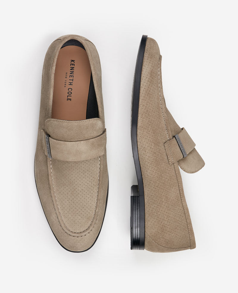 Sylvan Slip-on Loafer | Kenneth Cole OLIVE GREY SUEDE