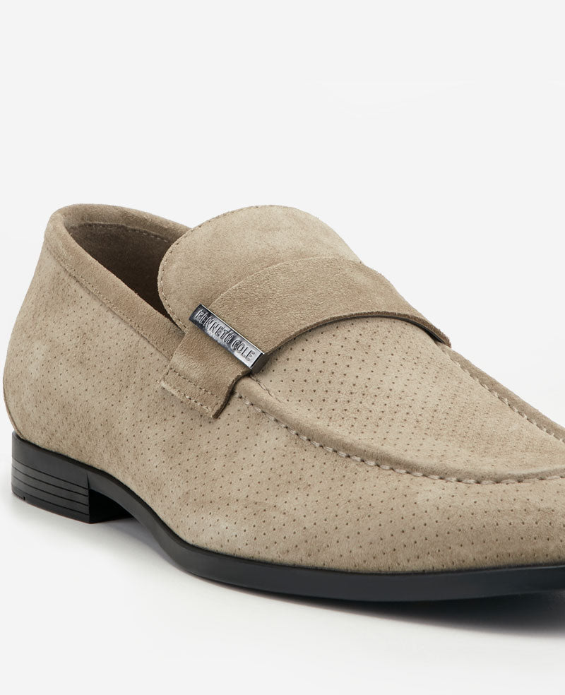 Sylvan Slip-on Loafer | Kenneth Cole OLIVE GREY SUEDE