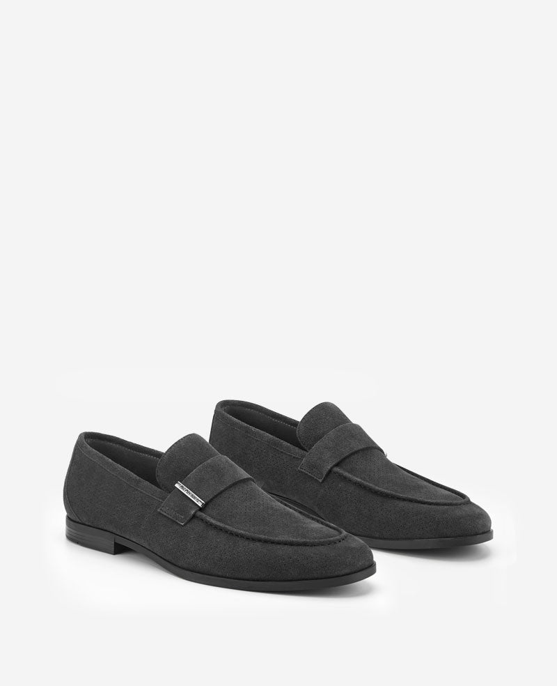 Sylvan Slip-on Loafer | Kenneth Cole CHARCOLE SUEDE