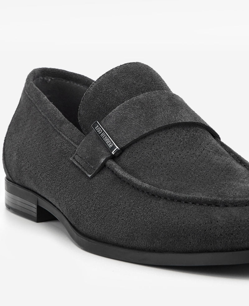 Sylvan Slip-on Loafer | Kenneth Cole CHARCOLE SUEDE