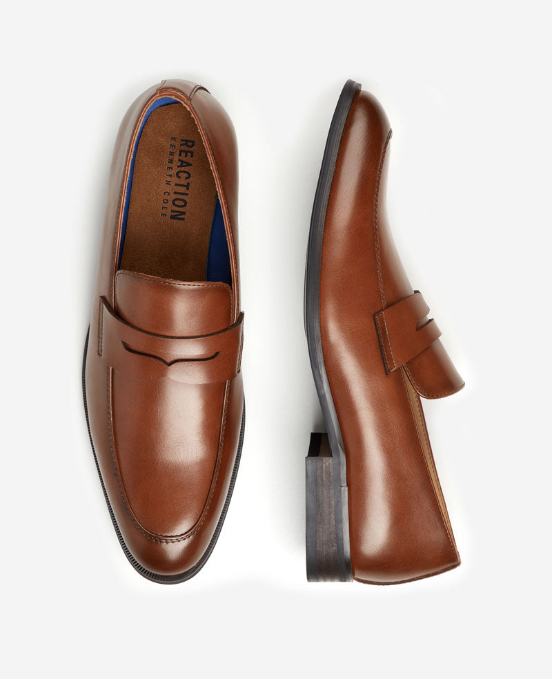 REACTION - Moore Penny Loafer | Kenneth Cole COGNAC
