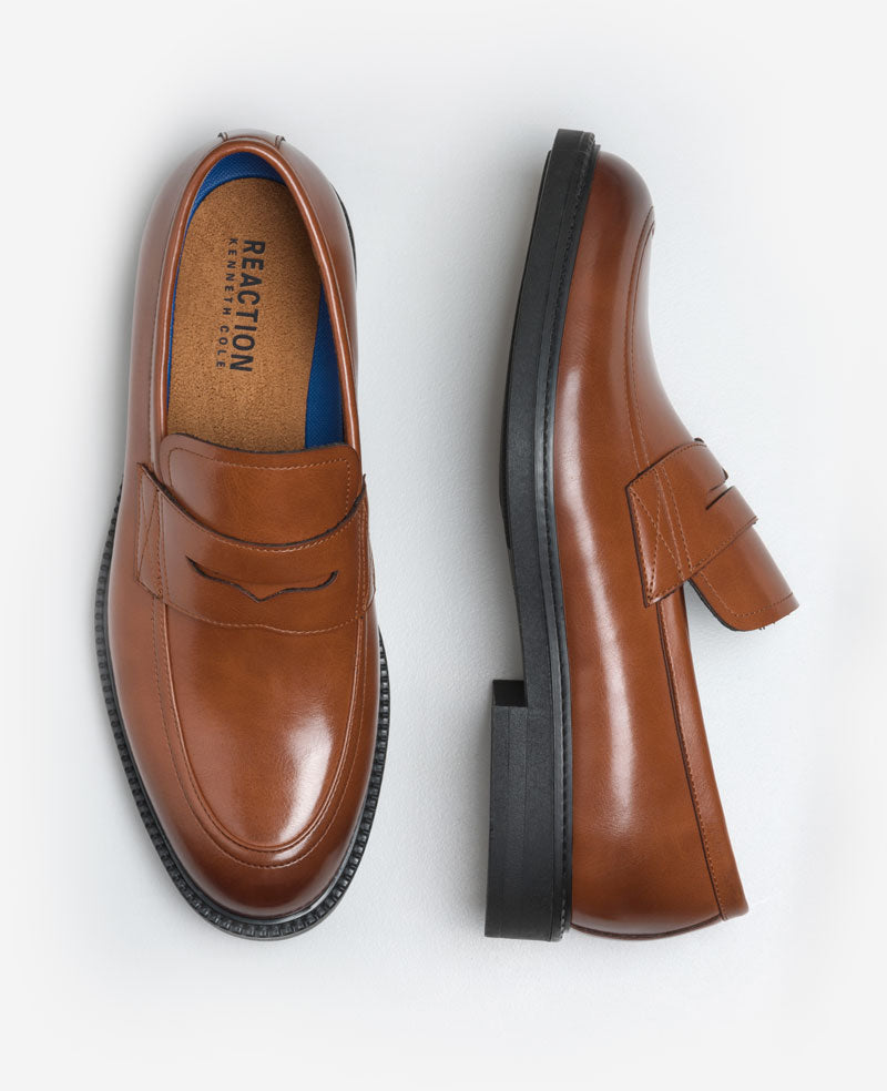 REACTION - Anthony Penny Loafer | Kenneth Cole COGNAC