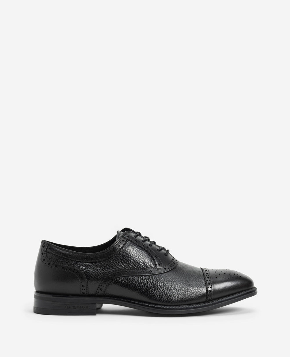 Futurepod Leather Oxford—Medallion Cap Toe | Kenneth Cole | Kenneth Cole BLACK