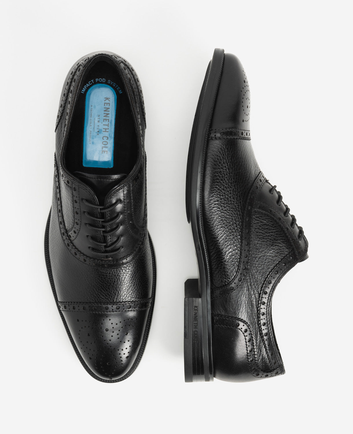 Futurepod Leather Oxford—Medallion Cap Toe | Kenneth Cole | Kenneth Cole BLACK