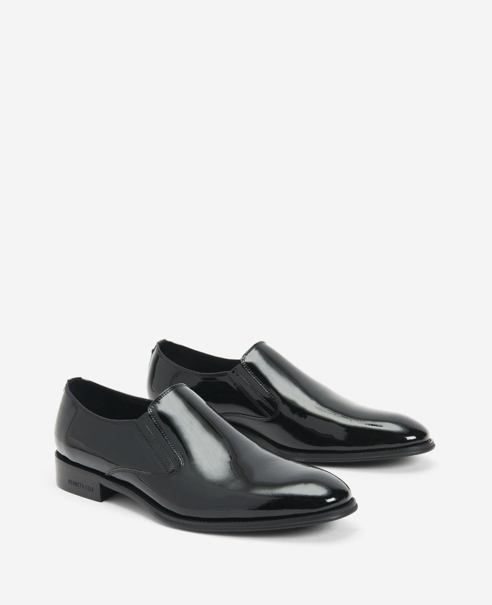 Tully Patent Slip-On Oxford with TECHNI-COLE | Kenneth Cole | Kenneth Cole BLACK