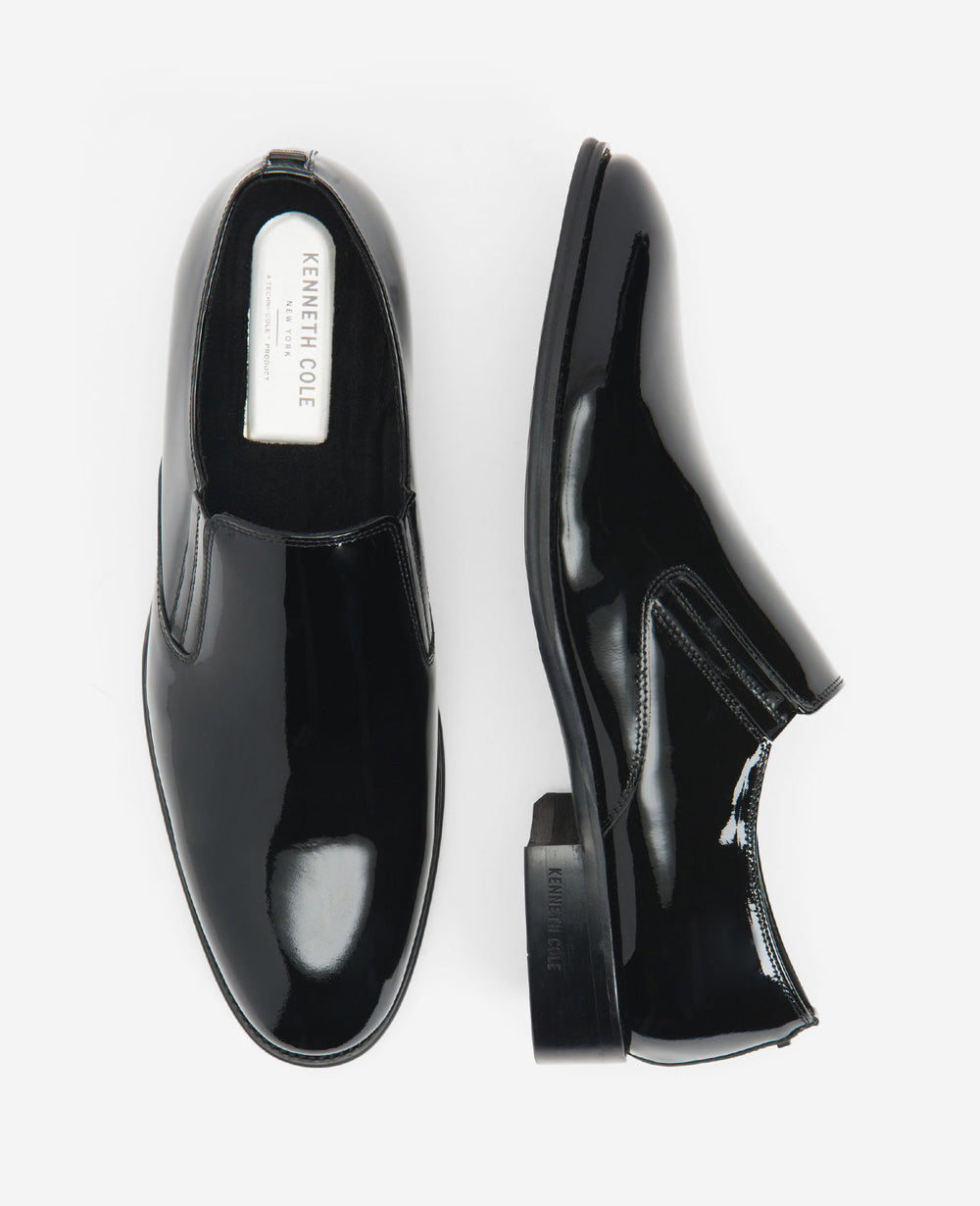 Tully Patent Slip-On Oxford with TECHNI-COLE | Kenneth Cole | Kenneth Cole BLACK