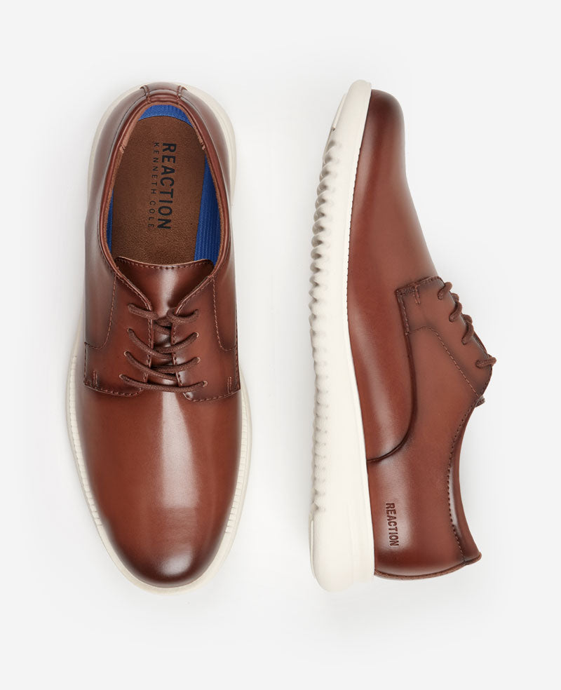 REACTION - Nathan Lace-up Oxford | Kenneth Cole TAN