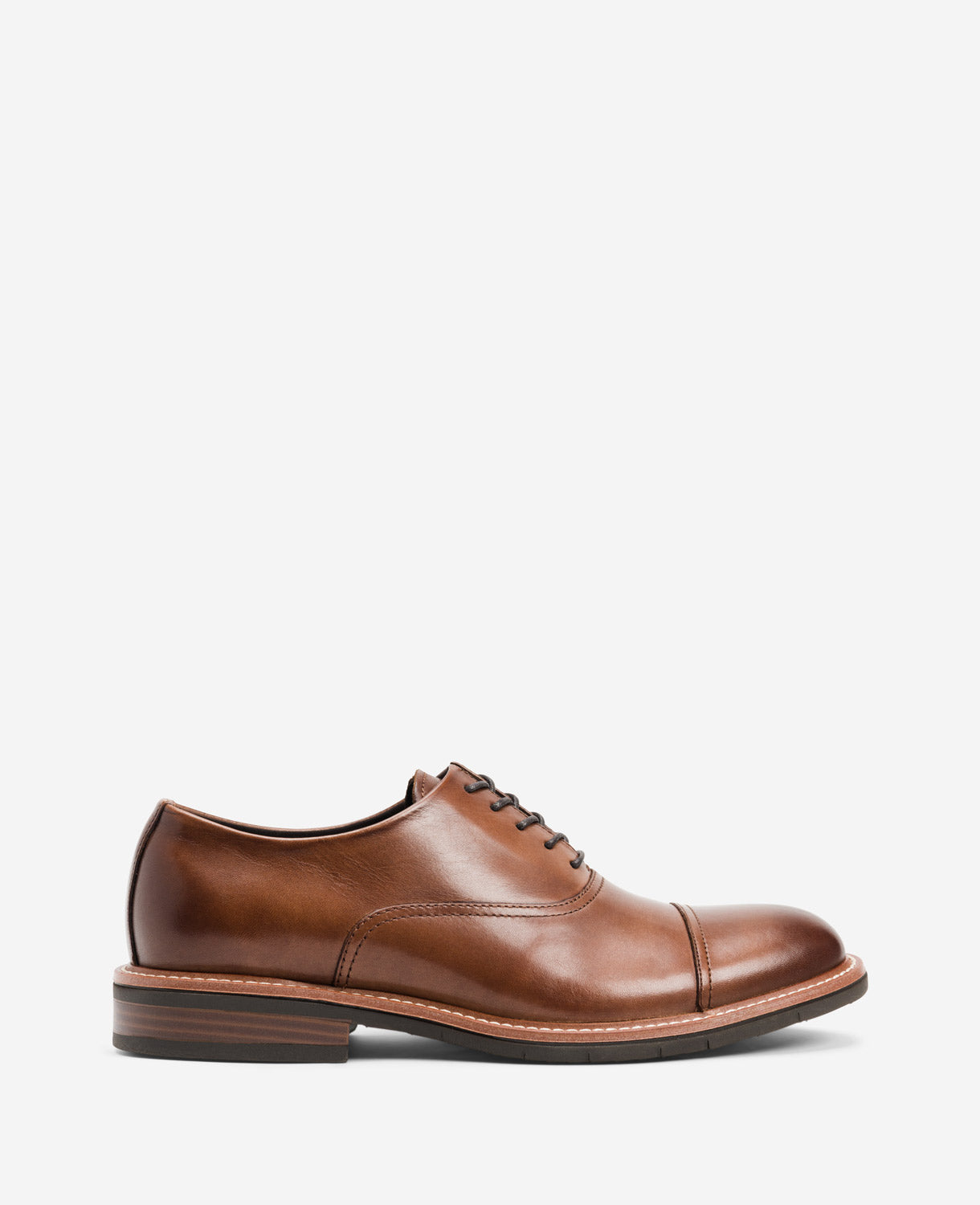 Klay Cognac Oxfords – Vegan Leather & Flex Comfort | KC | Kenneth Cole COGNAC