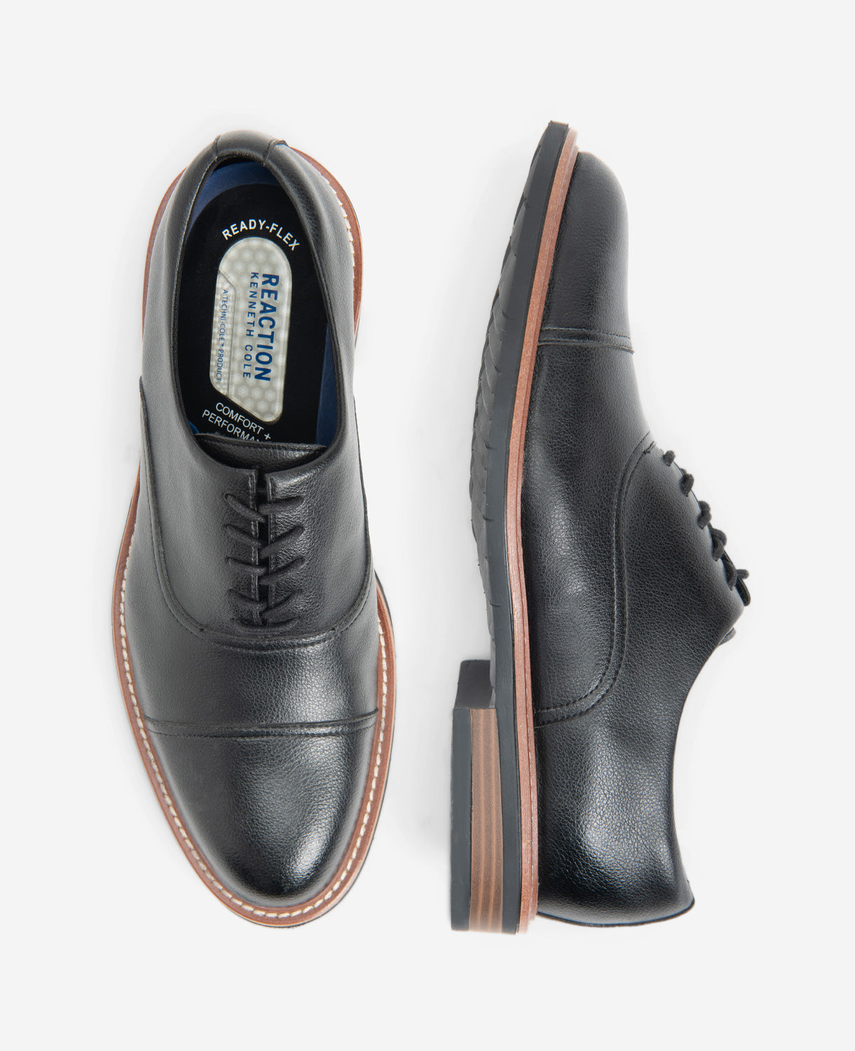 Klay Oxford Shoes – Flex Comfort & Vegan Leather | KC | Kenneth Cole BLACK