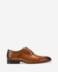Shop REACTION Heath Cap Toe Oxford – Cognac Men | KC | Kenneth Cole COGNAC