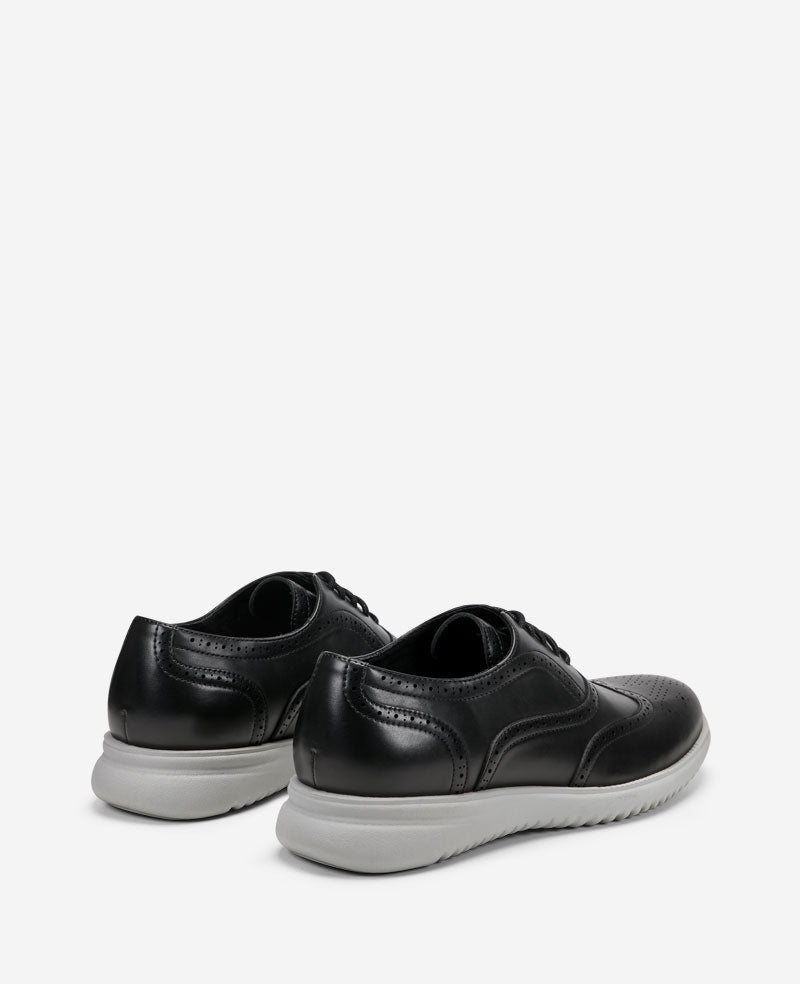 REACTION - Nio Wing Lace Up Shoes for Men, Black | KC | Kenneth Cole BLACK