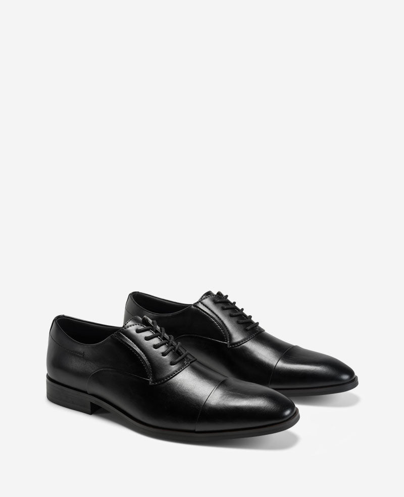 REACTION - Heath Cap Toe Lace Up Oxford | Kenneth Cole BLACK