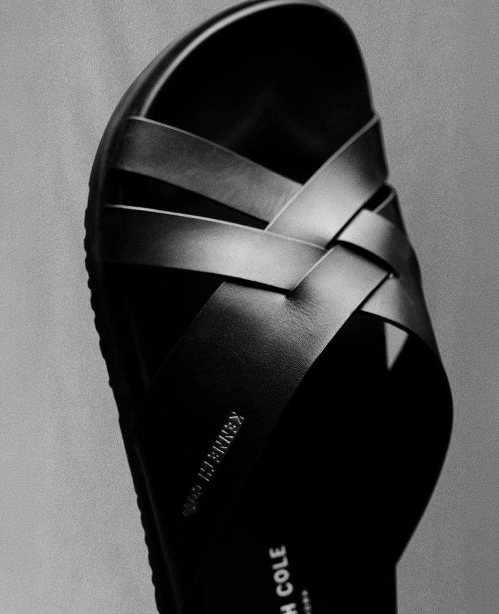 Wooper Leather Sandal | Kenneth Cole COGNAC LEATHER