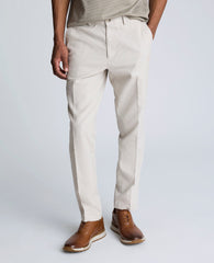 Men’s Linen-Blend Slim Fit Chino—Flat Front | Kenneth Cole | Kenneth Cole STRING