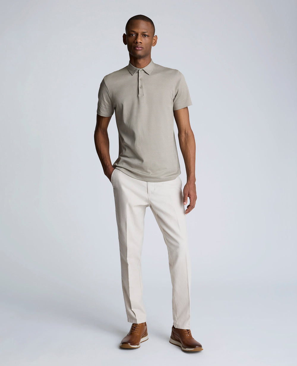 Men’s Linen-Blend Slim Fit Chino—Flat Front | Kenneth Cole | Kenneth Cole STRING