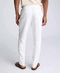 Shop Men’s White Linen Slim Fit Chino Pants – Kenneth Cole | Kenneth Cole WHITE