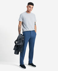 Shop Slim-Fit Stretch Twill Dress Pant – Chambray | KC | Kenneth Cole CHAMBRAY