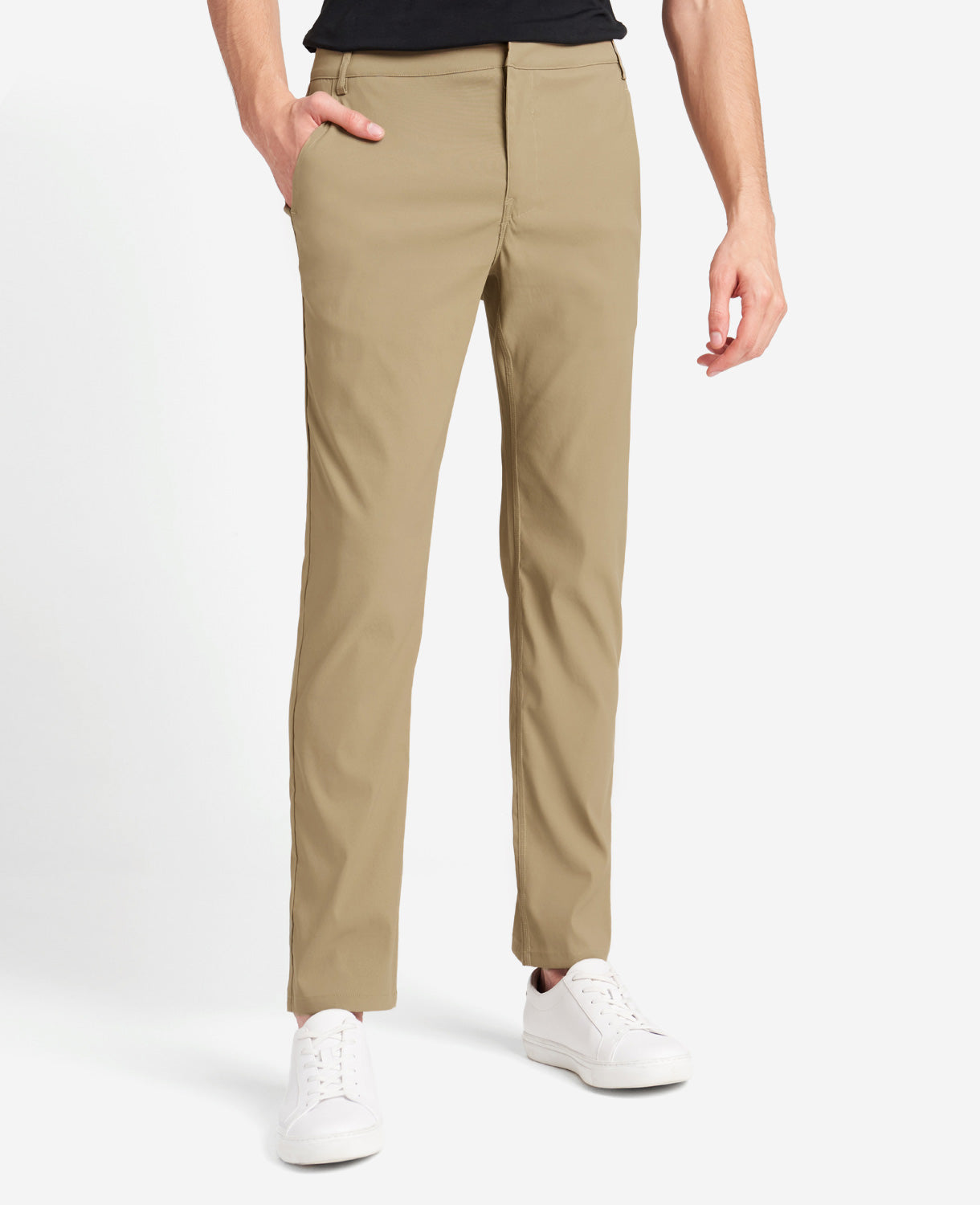 Shop Men’s Slim-Fit Tech Chino – Light Brown | Kenneth Cole | Kenneth Cole LIGHT BROWN