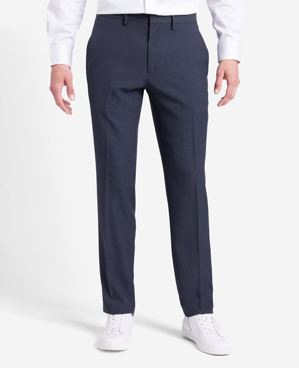 Shop Stretch Modern-Fit Dress Pant – Navy | Kenneth Cole | Kenneth Cole NAVY