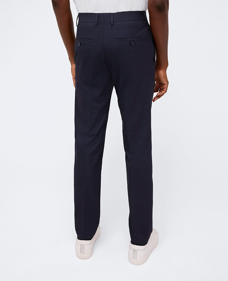 Shop Slim-Fit Stretch Twill Dress Pant – Navy | Kenneth Cole | Kenneth Cole DARK NAVY