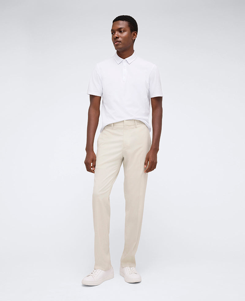 Shop Slim-Fit Stretch Twill Dress Pant – Natural | Kenneth Cole | Kenneth Cole NATURAL