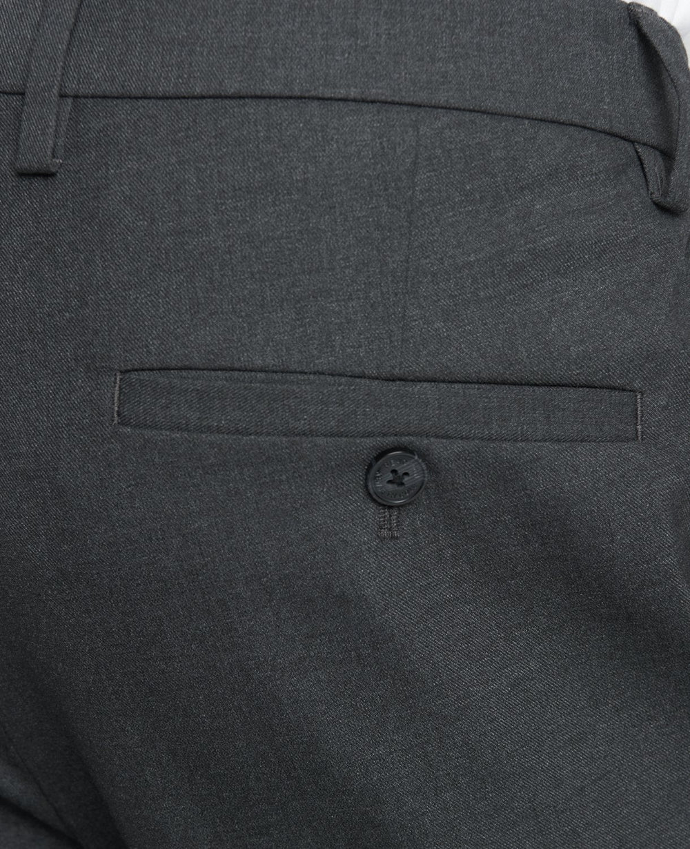 Shop Slim-Fit Stretch Twill Dress Pant – Grey | Kenneth Cole | Kenneth Cole DK. HTR. GREY