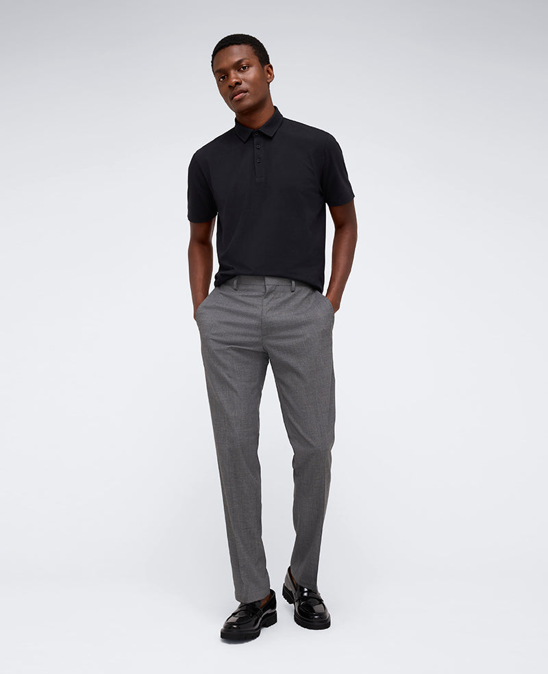 Slim-Fit Stretch Twill Dress Pant, Medium Grey | Kenneth Cole | Kenneth Cole MED. GREY