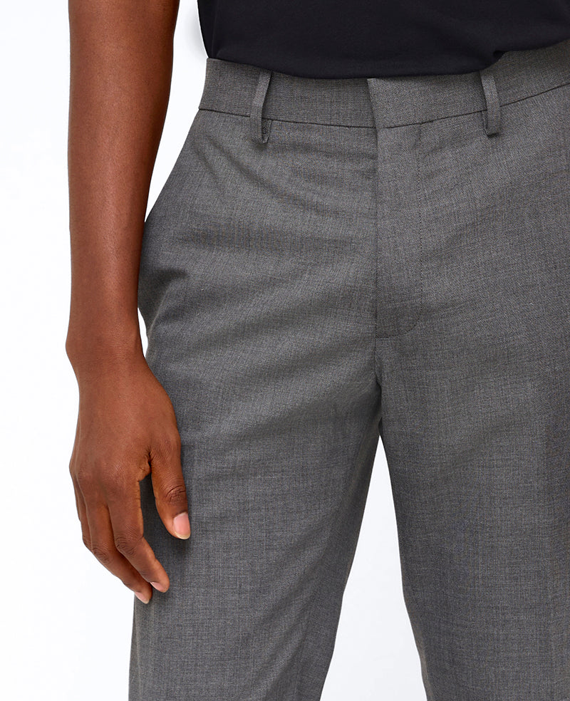Slim-Fit Stretch Twill Dress Pant, Medium Grey | Kenneth Cole | Kenneth Cole MED. GREY