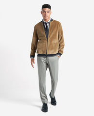 Shop Slim-Fit Stretch Twill Dress Pant – Light Grey | KC | Kenneth Cole LT. GREY