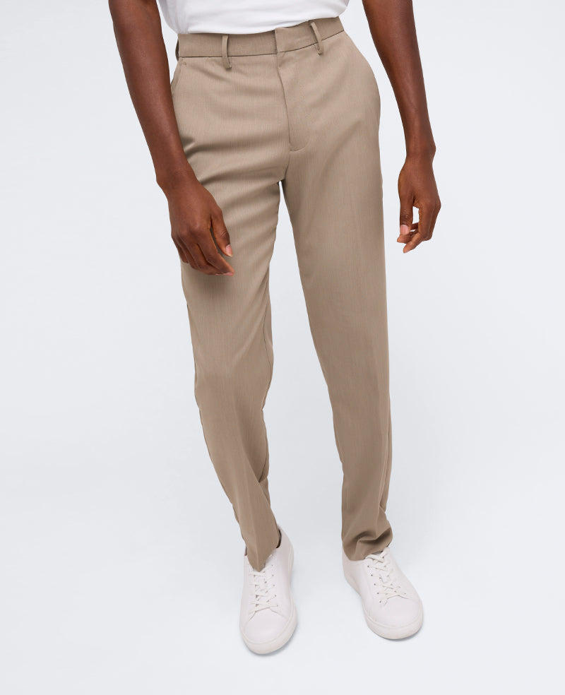 Shop Slim-Fit Stretch Twill Dress Pant, Oatmeal | Kenneth Cole | Kenneth Cole OATMEAL