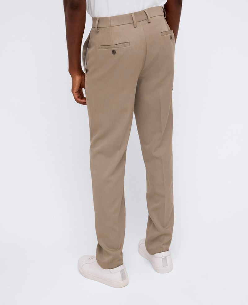 Shop Slim-Fit Stretch Twill Dress Pant, Oatmeal | Kenneth Cole | Kenneth Cole OATMEAL