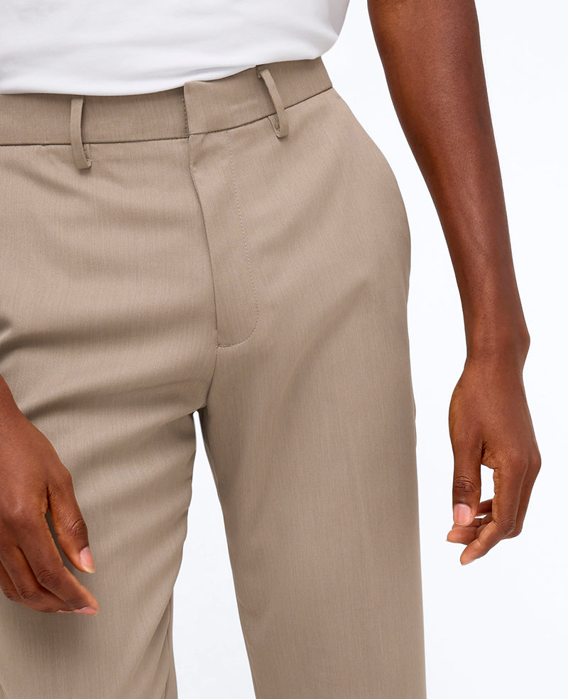 Shop Slim-Fit Stretch Twill Dress Pant, Oatmeal | Kenneth Cole | Kenneth Cole OATMEAL