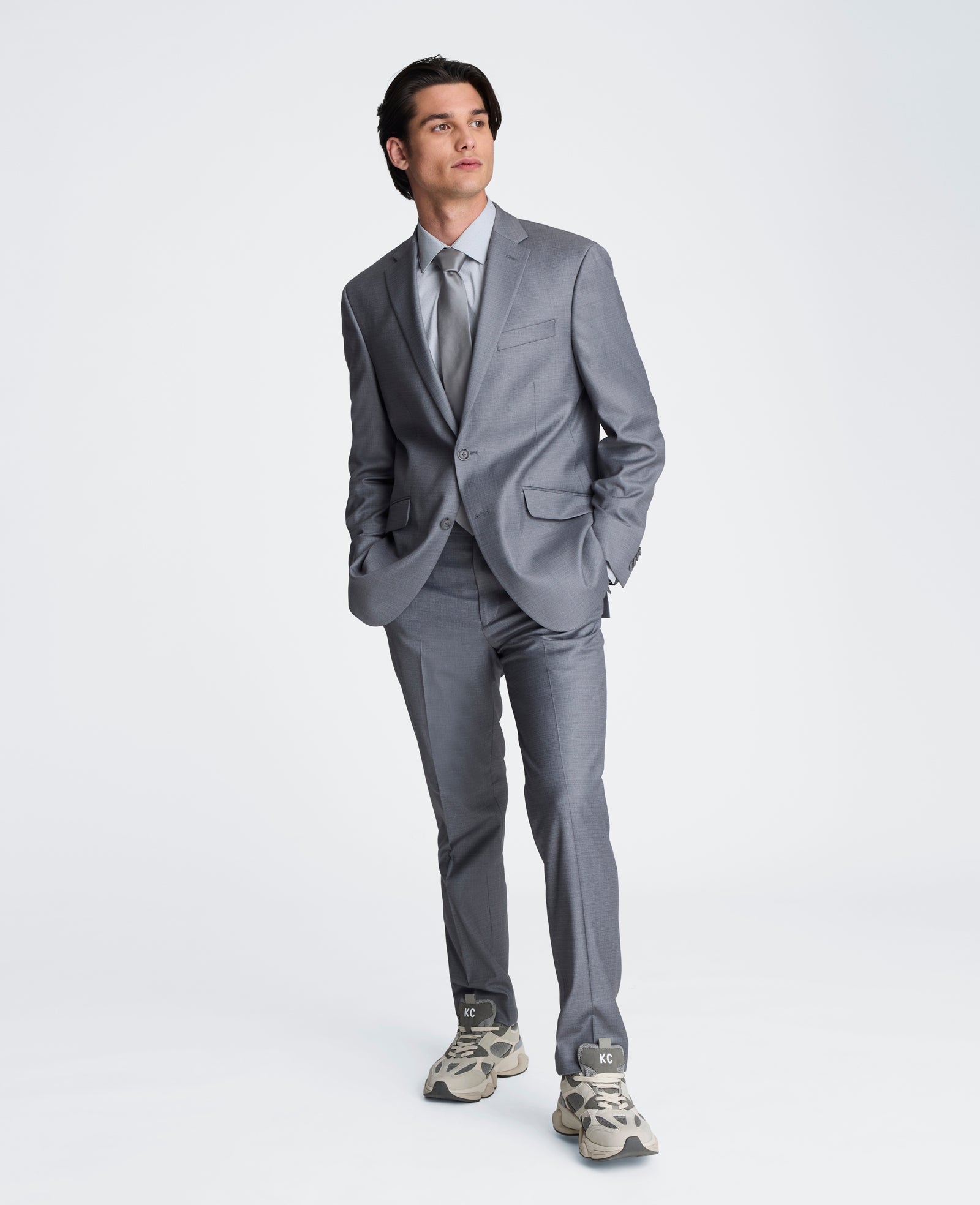 Stretch Suit Separate Pant | Kenneth Cole LIGHT GREY