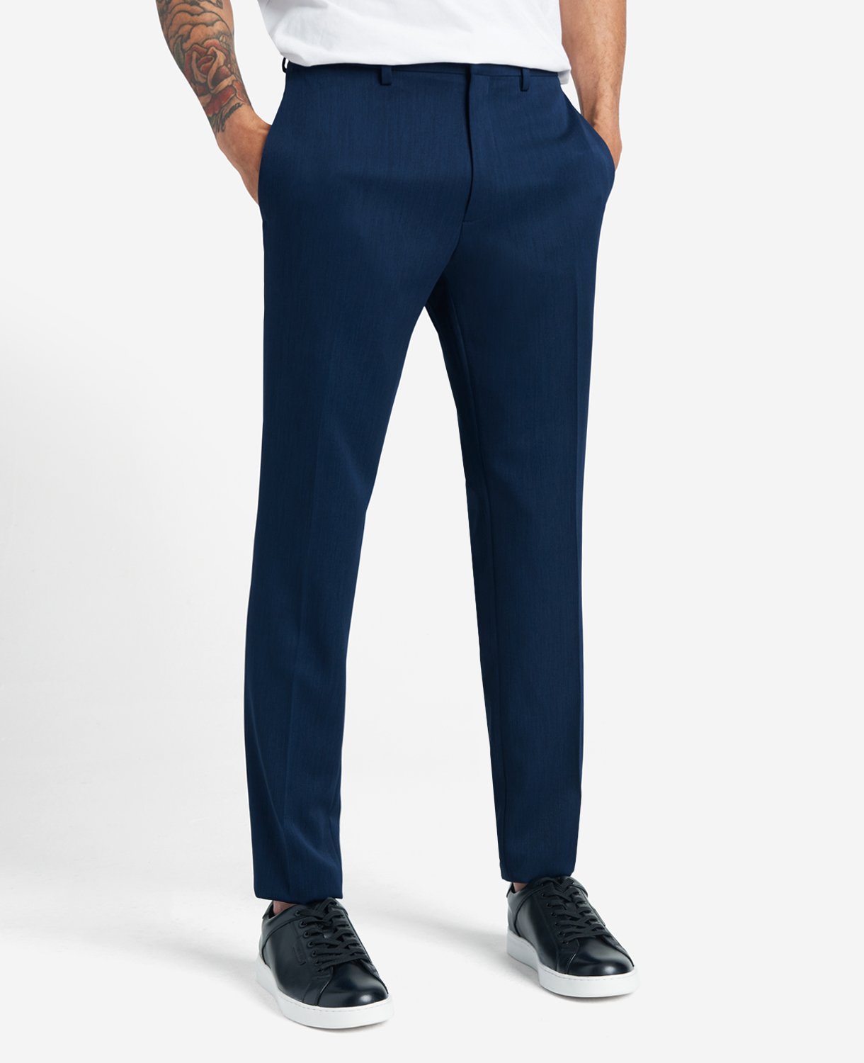Shop Slim-Fit Stretch Dress Pant – Blue | Kenneth Cole | Kenneth Cole BLUE