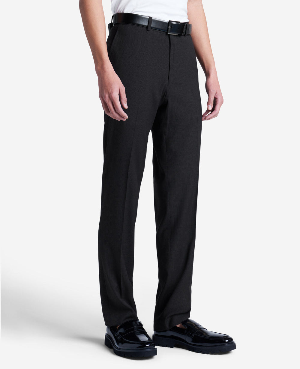 Shop Stretch Mini Grid Slim-Fit Dress Pant | Kenneth Cole | Kenneth Cole BLACK