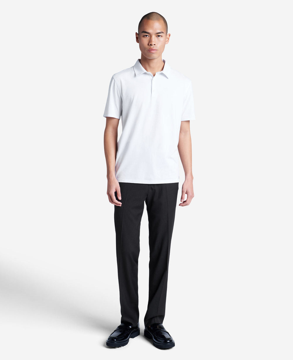 Shop Stretch Mini Grid Slim-Fit Dress Pant | Kenneth Cole | Kenneth Cole BLACK