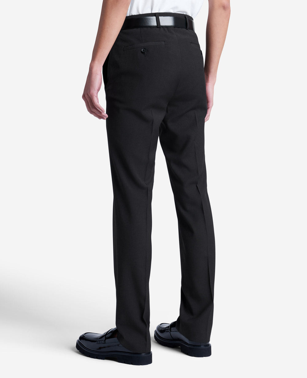Shop Stretch Mini Grid Slim-Fit Dress Pant | Kenneth Cole | Kenneth Cole BLACK