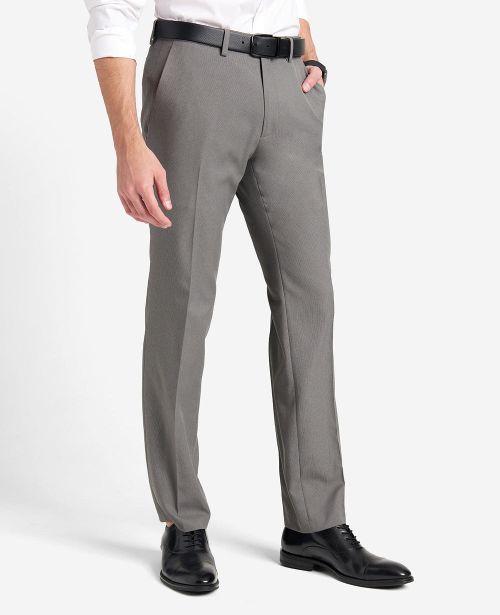 Shop Modern-Fit Stretch Trouser – Grey Check | Kenneth Cole | Kenneth Cole MEDIUM GREY