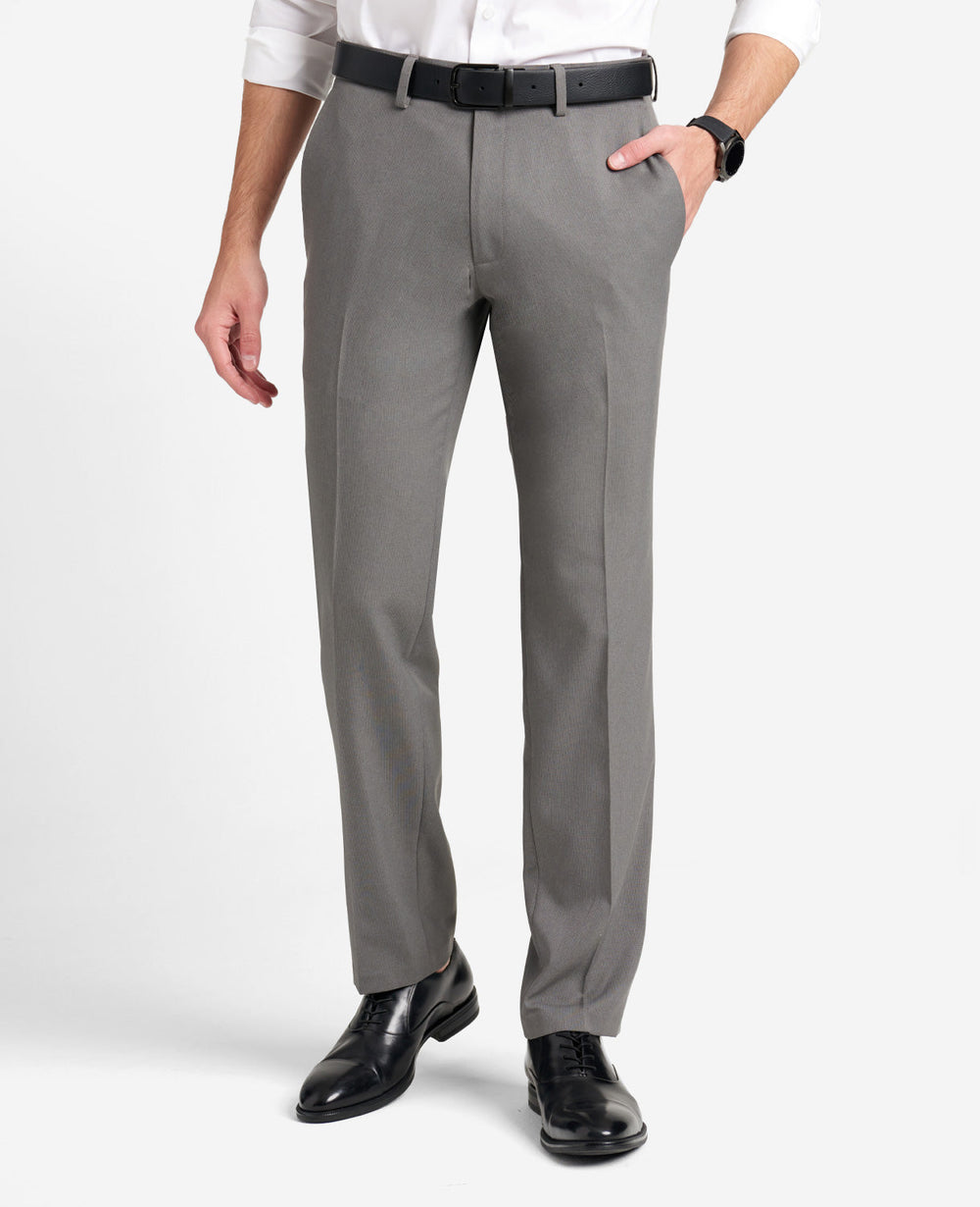 Shop Modern-Fit Stretch Trouser – Grey Check | Kenneth Cole | Kenneth Cole MEDIUM GREY