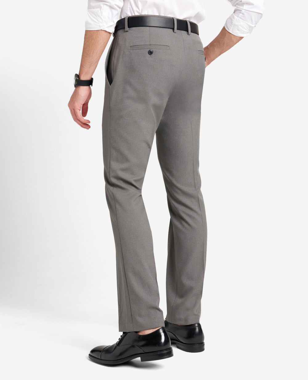Shop Modern-Fit Stretch Trouser – Grey Check | Kenneth Cole | Kenneth Cole MEDIUM GREY