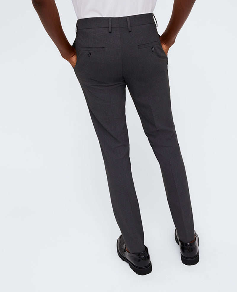 Skinny-Fit Stretch Performance Pant – Charcoal | Kenneth Cole | Kenneth Cole CHARCOAL HTR