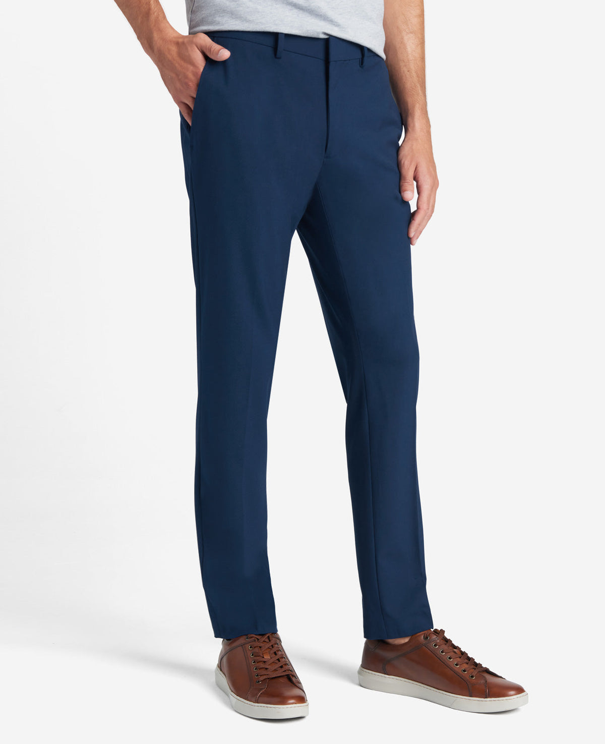Shop Skinny-Fit Stretch Performance Pant, Blue | Kenneth Cole | Kenneth Cole BRIGHT BLUE