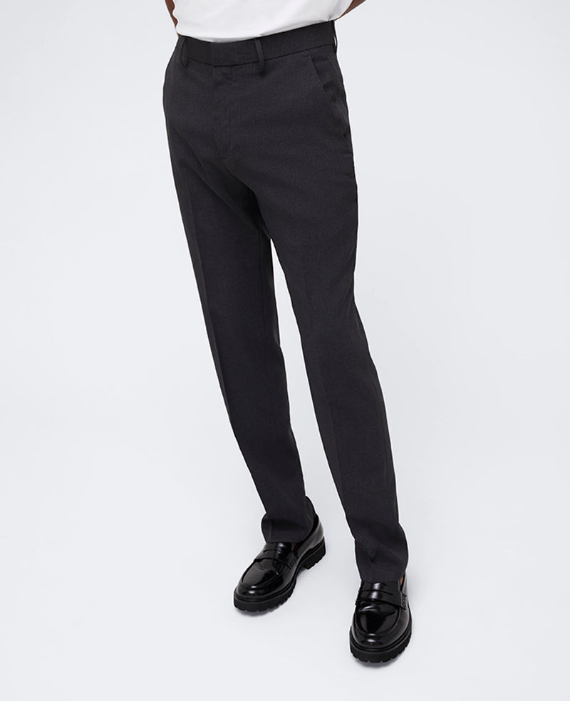 Shop Slim-Fit Tic Weave Dress Pant – Charcoal | Kenneth Cole | Kenneth Cole CHARCOAL