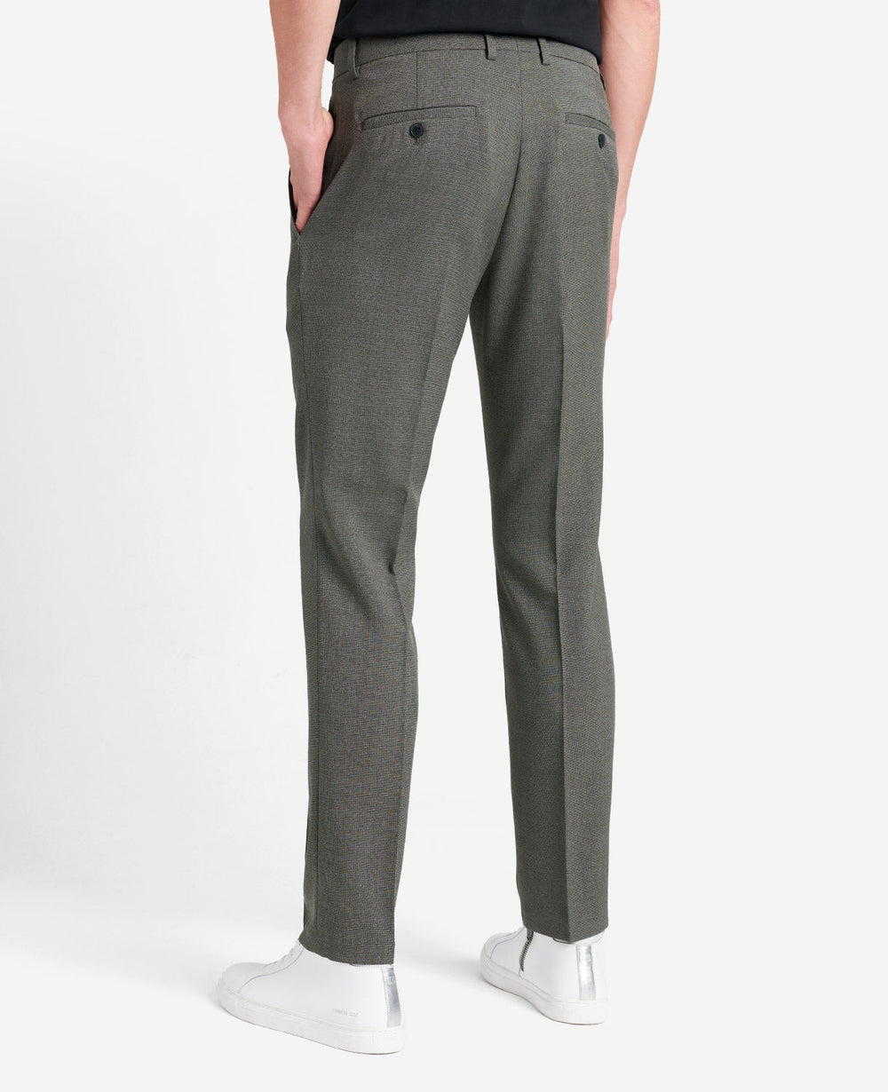 Shop Slim-Fit Tic Weave Dress Pant – Grey | Kenneth Cole | Kenneth Cole MEDIUM GREY