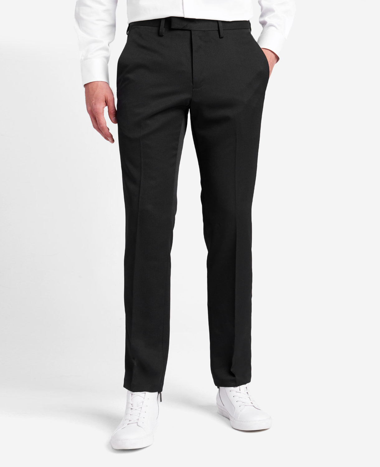 Shop Urban Heather Slim-Fit Dress Pant, Black | Kenneth Cole | Kenneth Cole BLACK