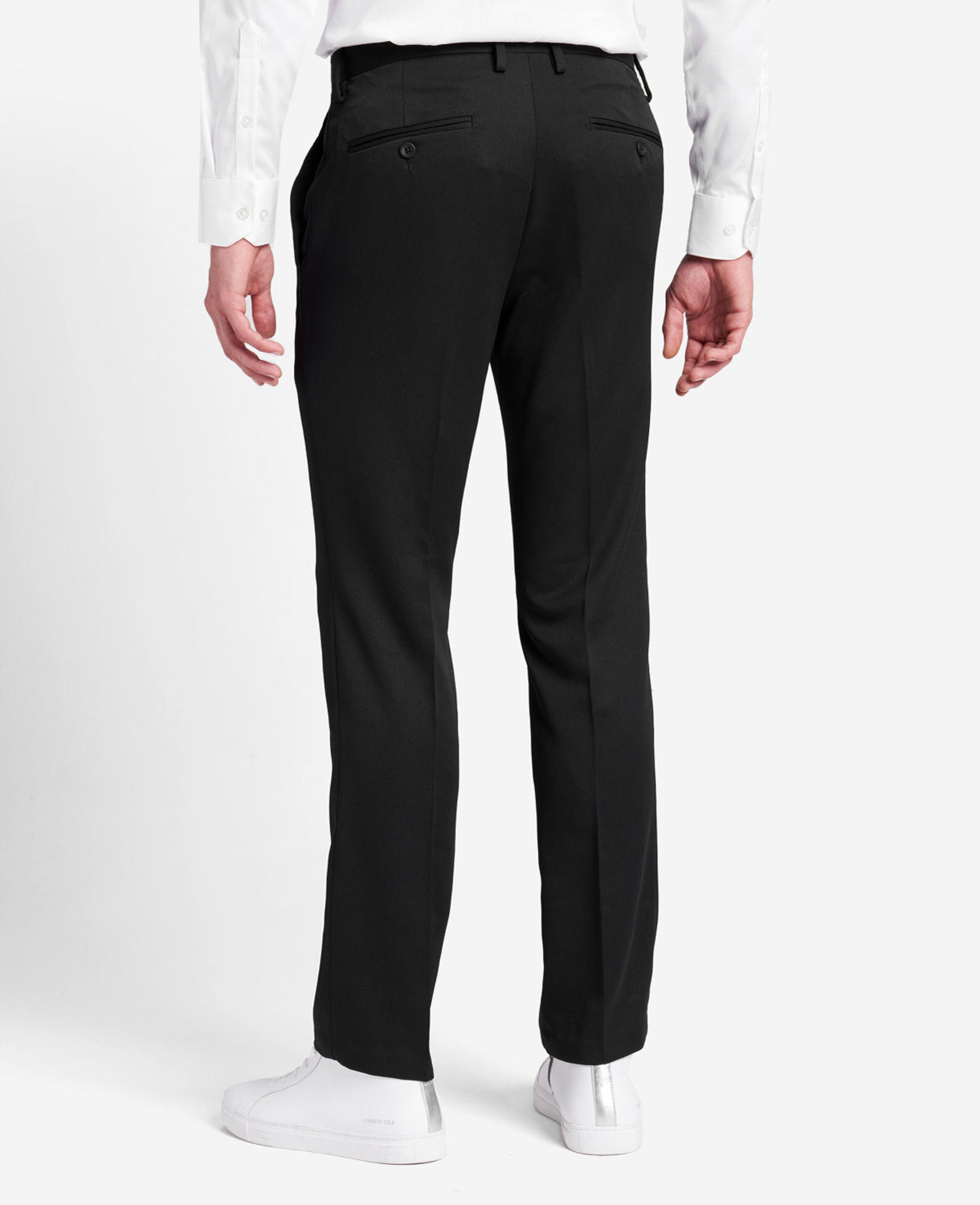 Shop Urban Heather Slim-Fit Dress Pant, Black | Kenneth Cole | Kenneth Cole BLACK